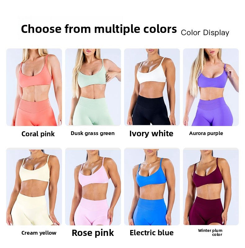Women's Solid Color Nylon Vest In Ivory, Sleeveless Pullover Yoga Top