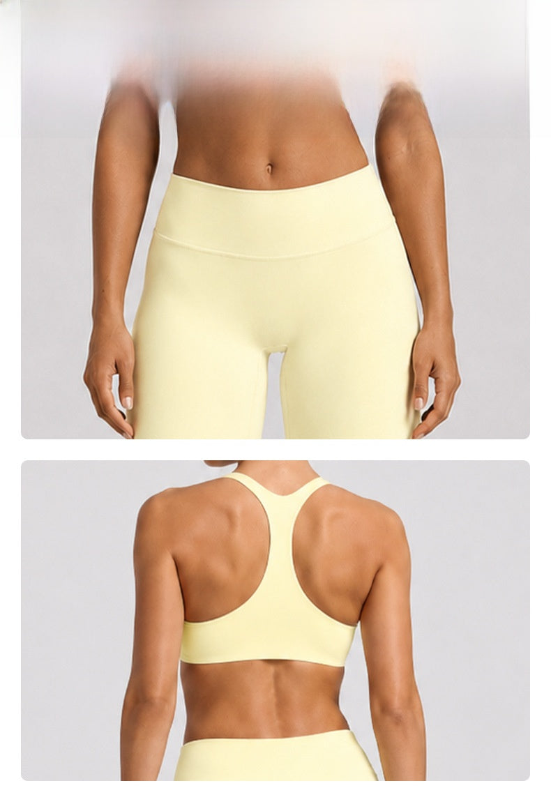 Yoga Fitness Wide Leg Pants For Women In Nylon Fabric With High Elasticity, Calf-Length Design Perfect For Yoga