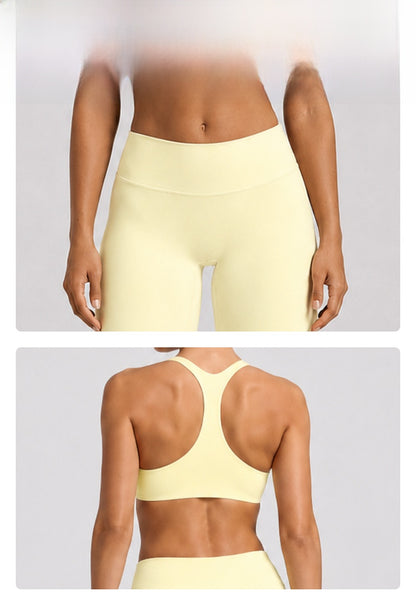 Yoga Fitness Wide Leg Pants For Women In Nylon Fabric With High Elasticity, Calf-Length Design Perfect For Yoga