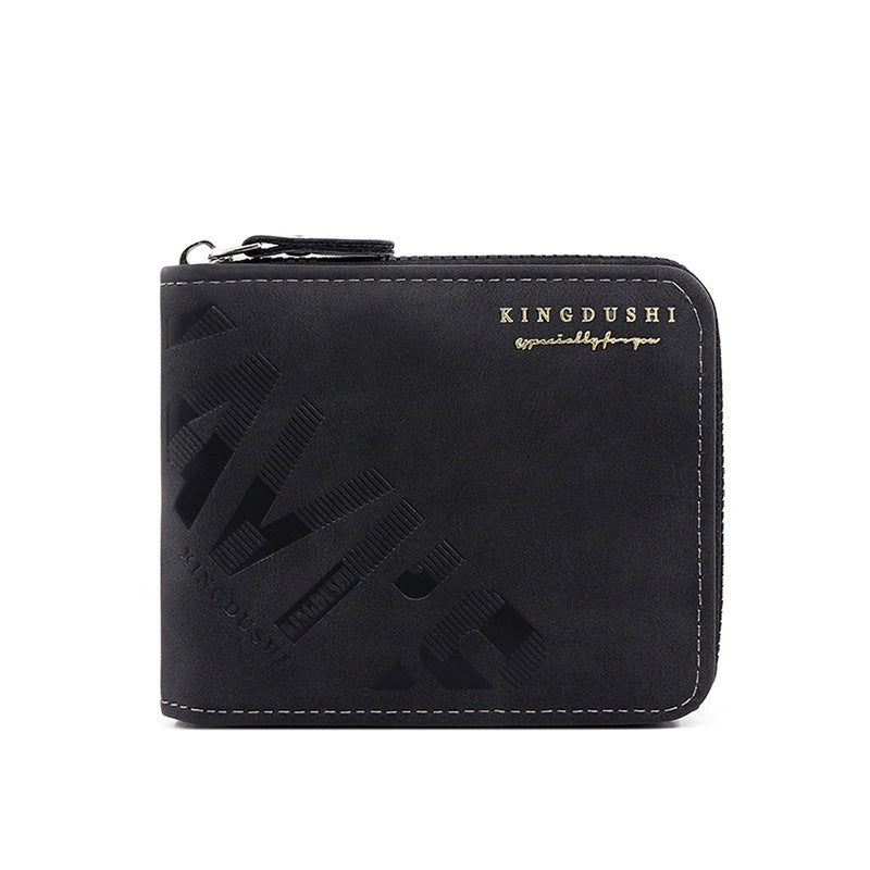 Men's PU Leather Card Holder With Chain Featuring Letter Pattern, Perfect For Summer