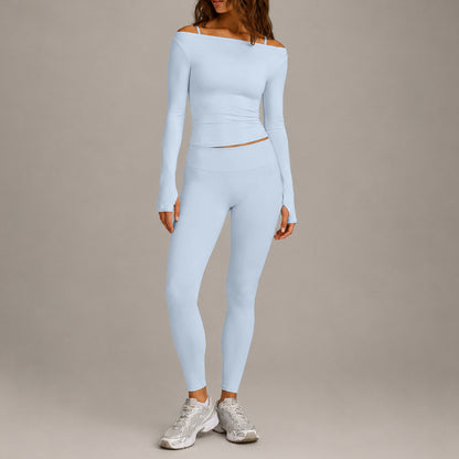Sport Running Shorts For Women In Slim Fit, Made With Nylon Fabric, Featuring Long Sleeve Design For Spring And Summer