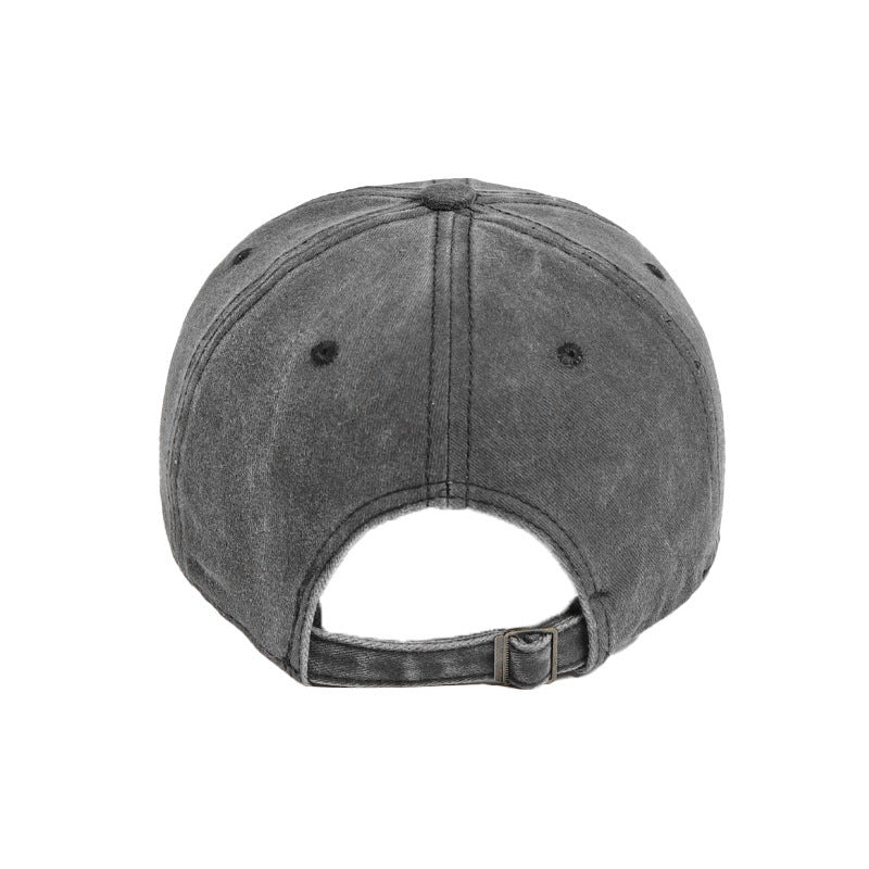 Unisex Retro Cross Baseball Cap With Curved Brim, UV Protection, Polyester Material Featuring Embroidery
