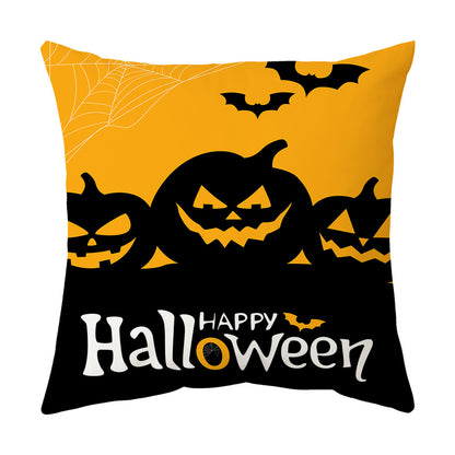 Modern Style Abstract Halloween Pillow Case In Polyester For Home Textiles & Decor