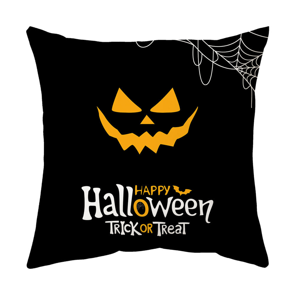 Modern Style Abstract Halloween Pillow Case In Polyester For Home Textiles & Decor
