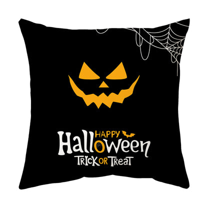 Modern Style Abstract Halloween Pillow Case In Polyester For Home Textiles & Decor