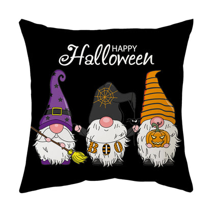 Modern Style Abstract Halloween Pillow Case In Polyester For Home Textiles & Decor