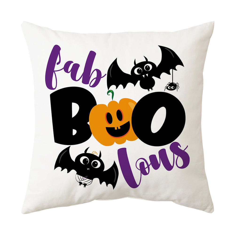 Modern Style Abstract Halloween Pillow Case In Polyester For Home Textiles & Decor