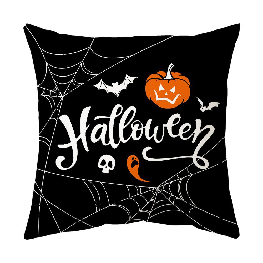 Modern Style Abstract Halloween Pillow Case In Polyester For Home Textiles & Decor