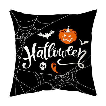 Modern Style Abstract Halloween Pillow Case In Polyester For Home Textiles & Decor