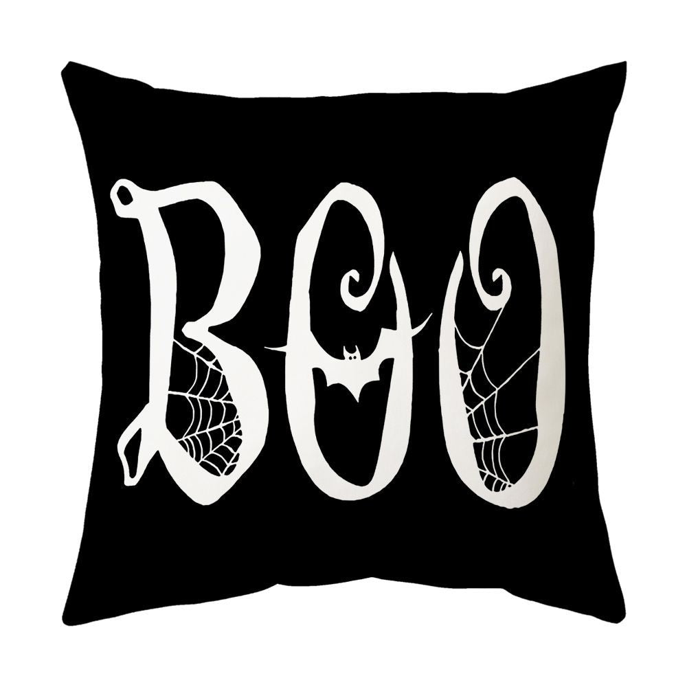 Modern Style Abstract Halloween Pillow Case In Polyester For Home Textiles & Decor