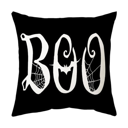 Modern Style Abstract Halloween Pillow Case In Polyester For Home Textiles & Decor