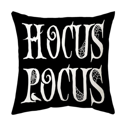 Modern Style Abstract Halloween Pillow Case In Polyester For Home Textiles & Decor