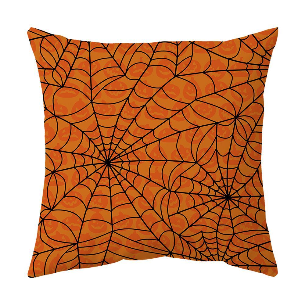 Modern Style Abstract Halloween Pillow Case In Polyester For Home Textiles & Decor