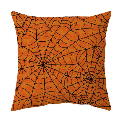 Modern Style Abstract Halloween Pillow Case In Polyester For Home Textiles & Decor