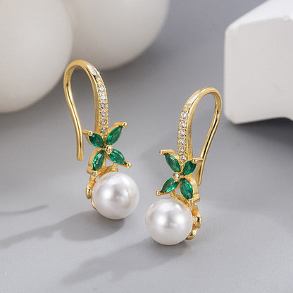 Silver Bow Tie Ear Hook For Women Made Of 925 Sterling Silver