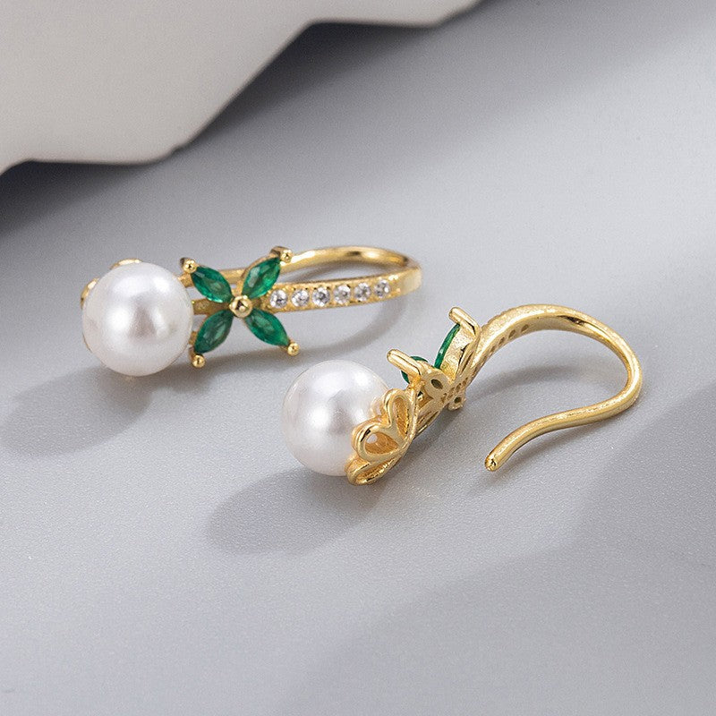 Silver Bow Tie Ear Hook For Women Made Of 925 Sterling Silver