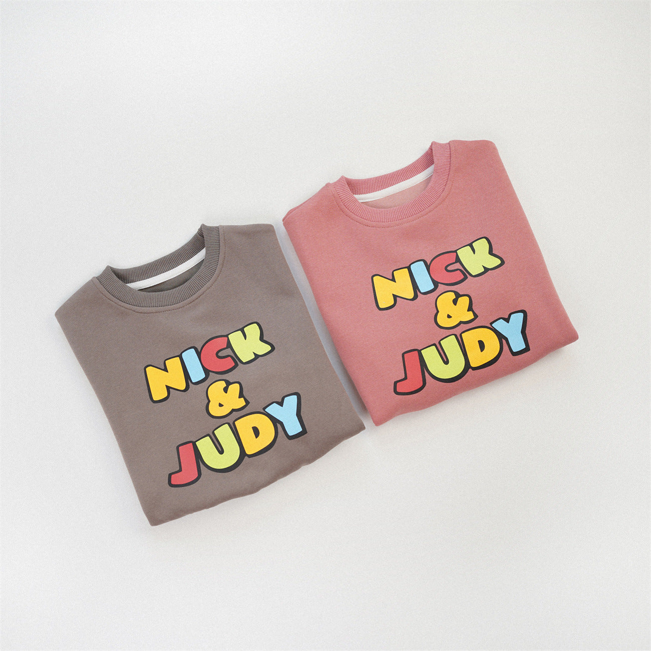 Cute Rabbit Children's Sweatshirt In Red With Round Neck And Long Sleeve, Made From Over 70% Cotton Featuring Pullover Design