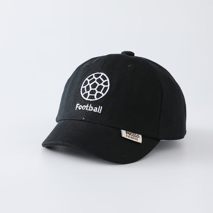 Children's Unisex Commute Baseball Cap In Green Featuring Jacquard Craft With Cotton Polyester Fabric