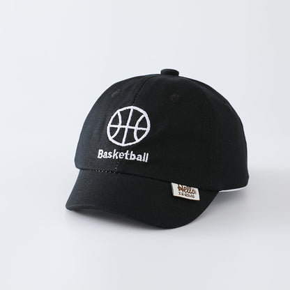 Children's Unisex Commute Baseball Cap In Green Featuring Jacquard Craft With Cotton Polyester Fabric