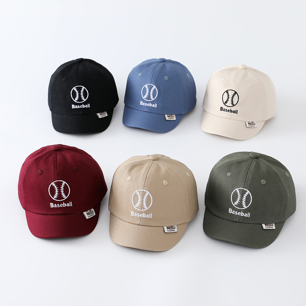 Children's Unisex Commute Baseball Cap In Green Featuring Jacquard Craft With Cotton Polyester Fabric