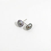 Purple Silver Stud Earrings