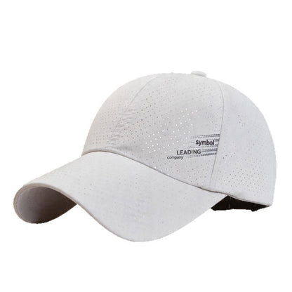 Unisex Sport Baseball Cap With Curved Brim, UV Protection, Made Of Polyester Featuring Gauze Craft