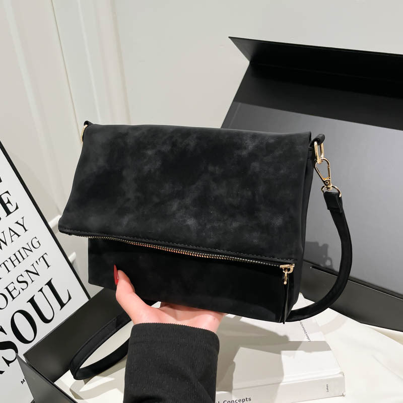 Women’s Square PU Leather Shoulder Bag With Sewing Thread Detail, Single Shoulder Strap, Perfect For Autumn