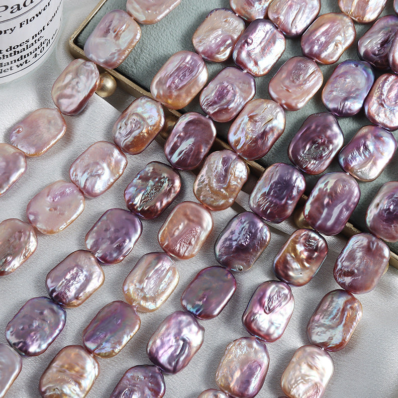 DIY Loose Freshwater Pearls In Square And Baroque Shapes, Featuring Unique Baroque Style