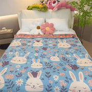 Blue Smiling Rabbit