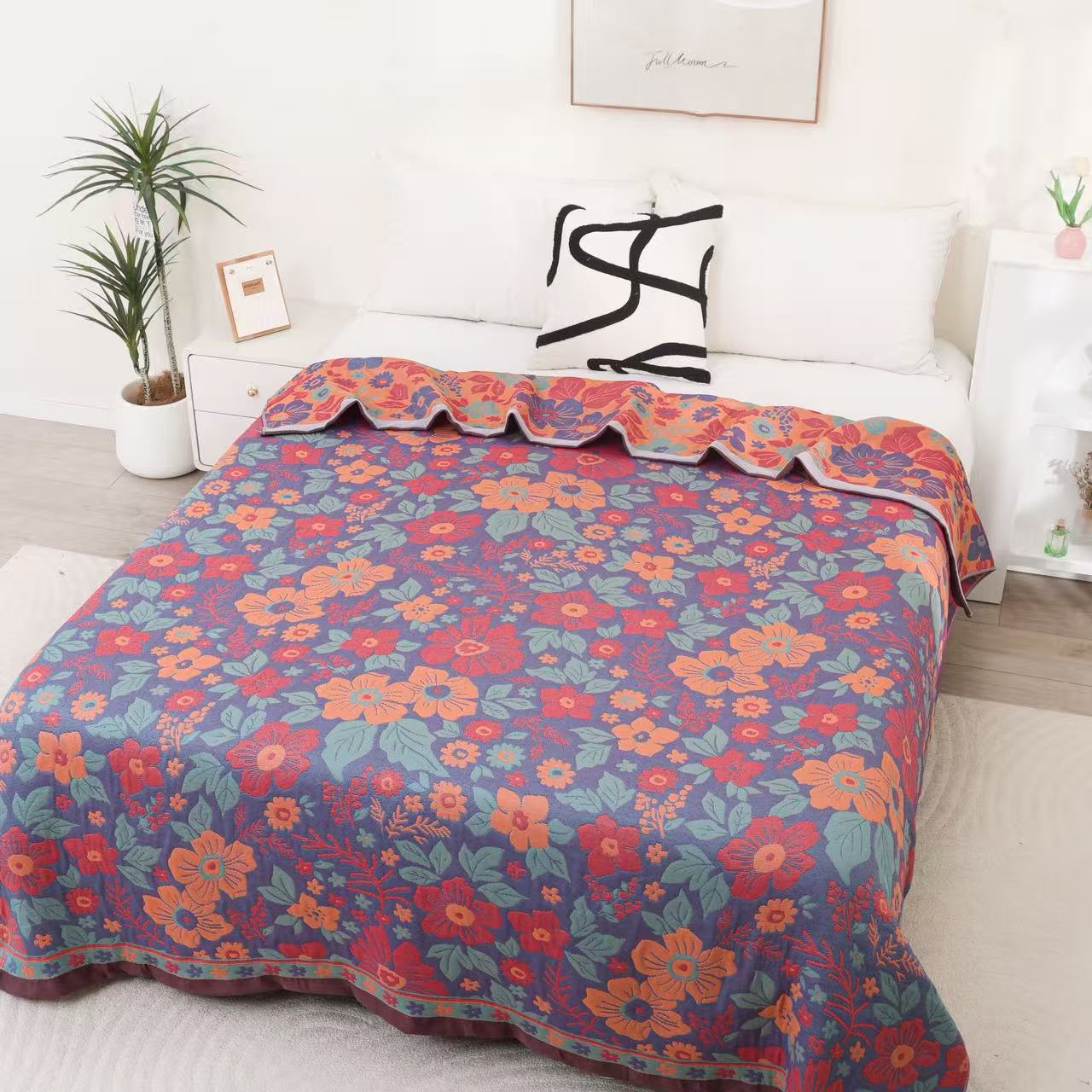 Soft And Cozy Blanket Towel For Home Use, Perfect For All Seasons