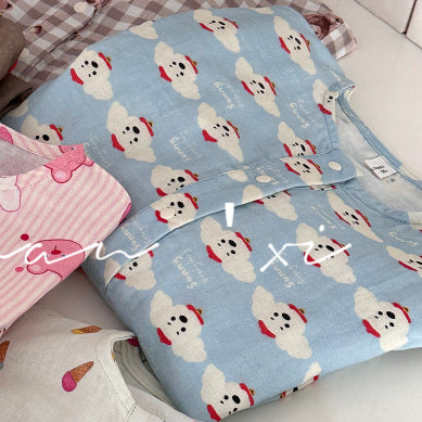 Baby General Dog Cotton Romper With Printing, Inelastic Fabric For Baby 9-12M (80cm)