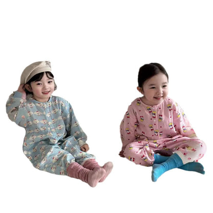 Baby General Dog Cotton Romper With Printing, Inelastic Fabric For Baby 9-12M (80cm)