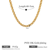 A Chunky O-chain Necklace