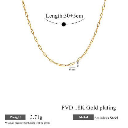Vintage Style Necklace For Women With Natural Stone Pendant In 304 Stainless Steel