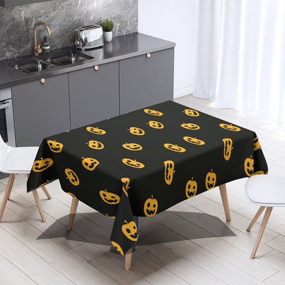 Nordic Style Halloween Tablecloth In Polyester With Printing Pattern, Perfect For Home Decor And Party Use