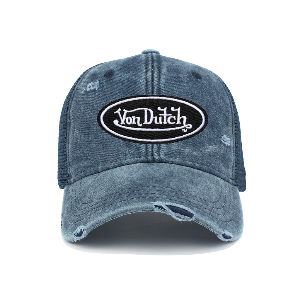 Unisex Wide Brim Baseball Cap With UV Protection Featuring Embroidery In Polyester Material