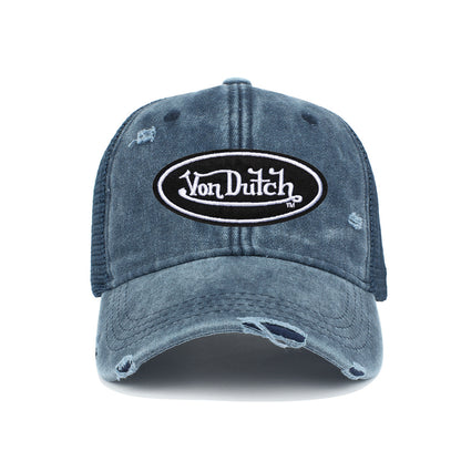 Unisex Wide Brim Baseball Cap With UV Protection Featuring Embroidery In Polyester Material
