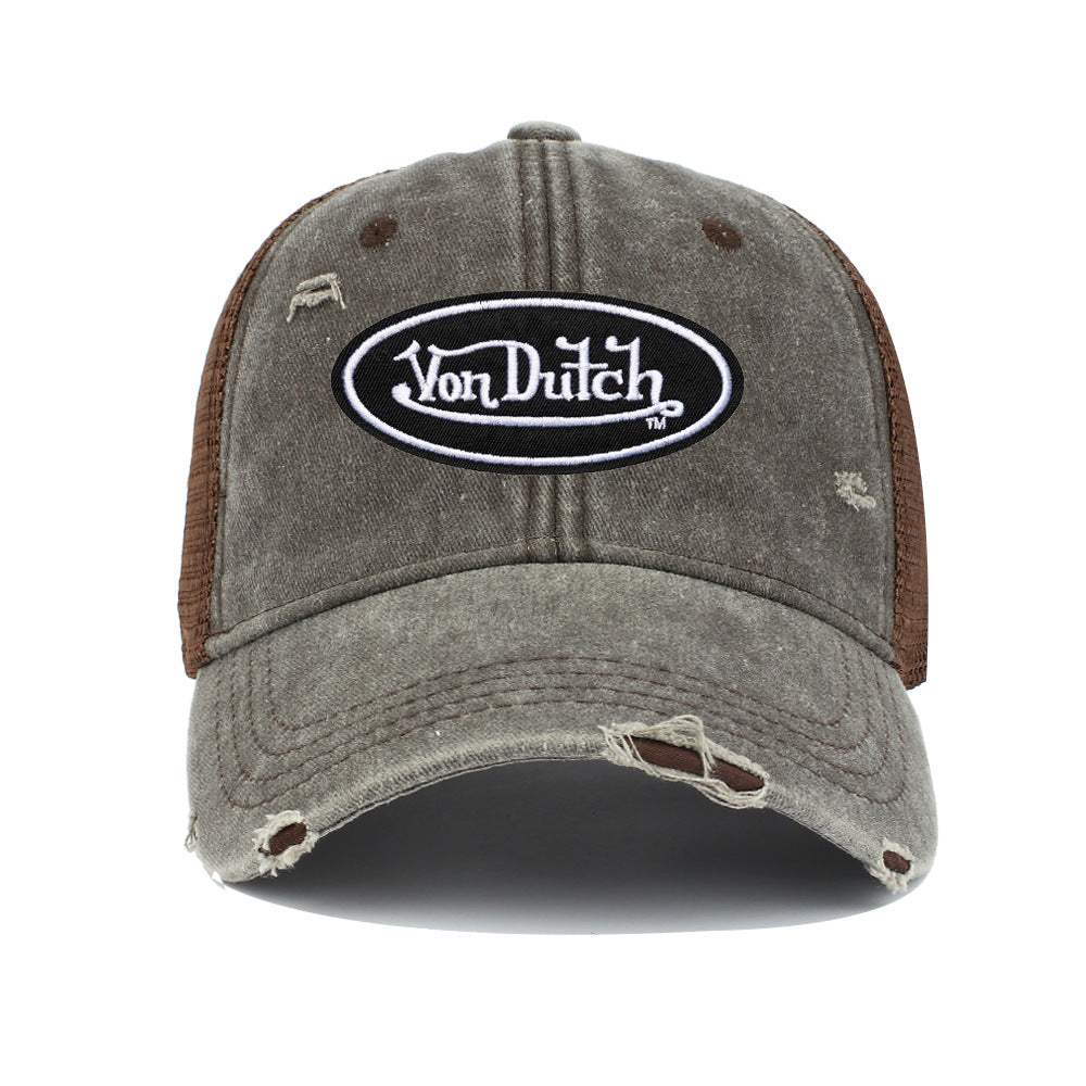 Unisex Wide Brim Baseball Cap With UV Protection Featuring Embroidery In Polyester Material