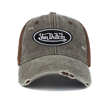Unisex Wide Brim Baseball Cap With UV Protection Featuring Embroidery In Polyester Material
