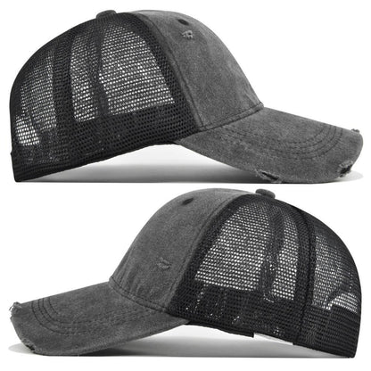 Unisex Wide Brim Baseball Cap With UV Protection Featuring Embroidery In Polyester Material