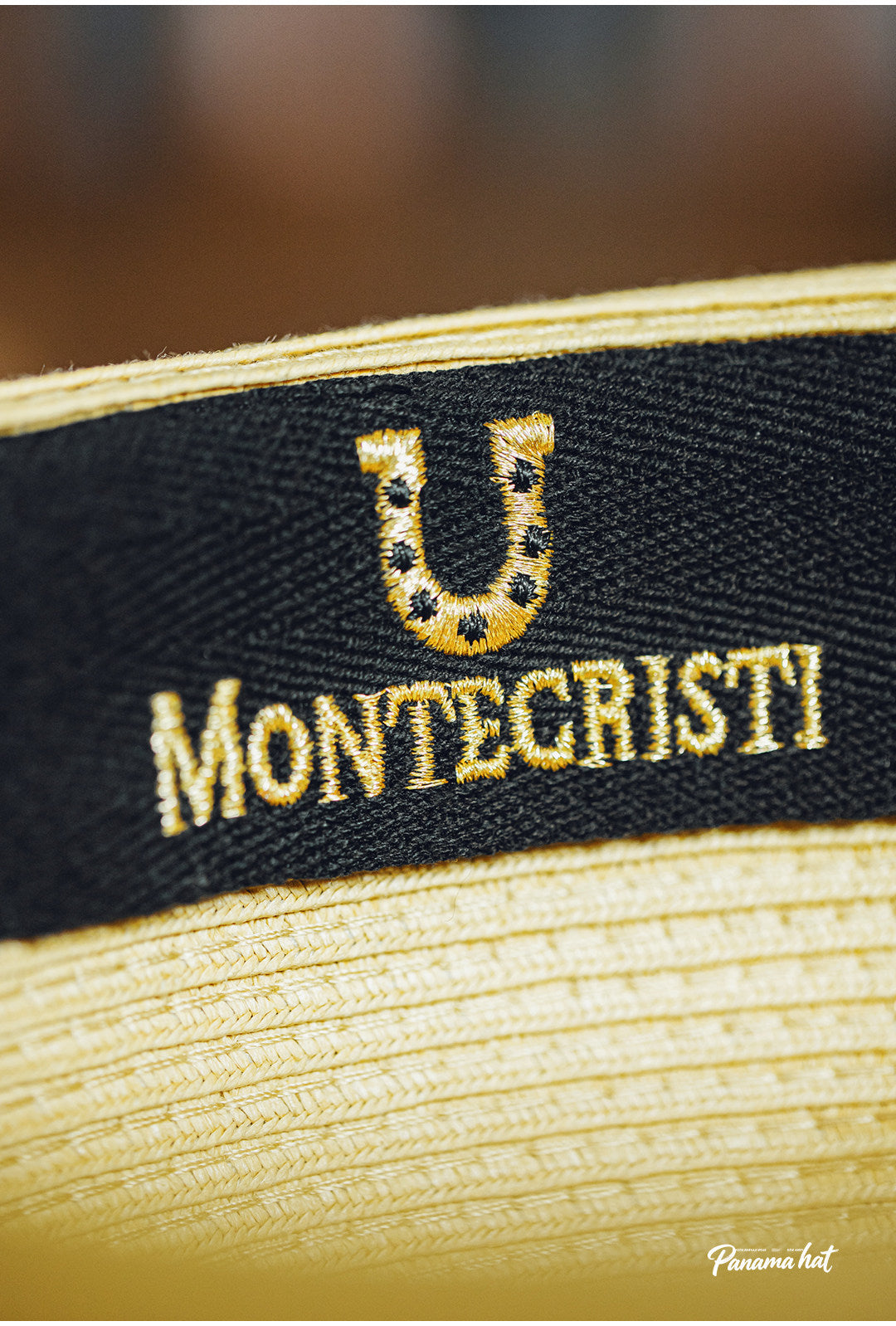 Retro Solid Color Panama Hat With Short Brim, Breathable Design, Made Of Polyester Featuring Braid Craftsmanship