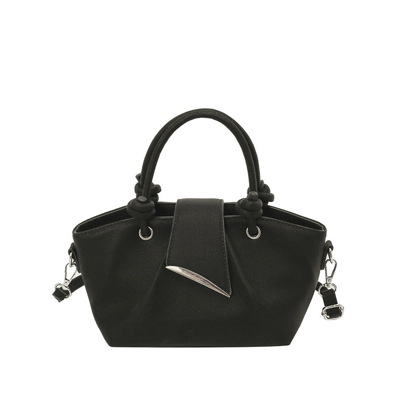 Women’s Square PU Leather Shoulder Bag With Sewing Thread Detail, Single Shoulder Strap, Perfect For Autumn
