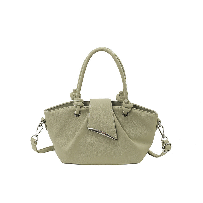 Women’s Square PU Leather Shoulder Bag With Sewing Thread Detail, Single Shoulder Strap, Perfect For Autumn