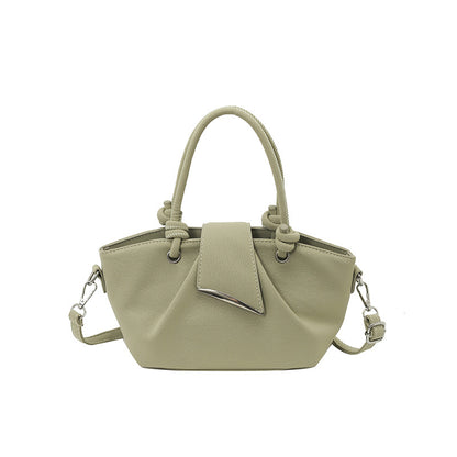 Women’s Square PU Leather Shoulder Bag With Sewing Thread Detail, Single Shoulder Strap, Perfect For Autumn