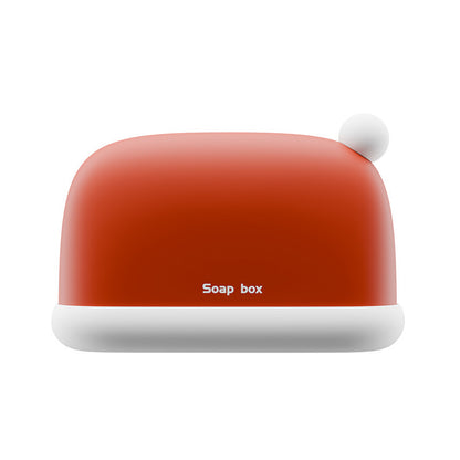 Travel Storage Container Box For Soap In Durable Red PP Material