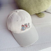 Three Little Bears Baseball Cap--Beige