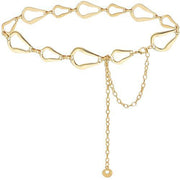 Gold Abstract Waist Chain