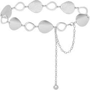 Silver Round Egg Waist Chain