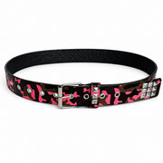 110cm Red Camouflage Rivet Belt