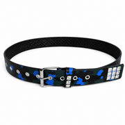 110cm Blue Camouflage Rivet Belt